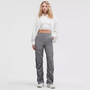 Lululemon Dance Studio Slim-Fit High-Rise Flared Pant in light grey size Large